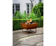 Ivyline Feuerschale, Artikel aus Eisen und Stahl, Rust, 50 cm