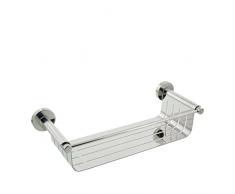 Tiger Boston Duschkorb groß, Duschablage aus poliertem Edelstahl