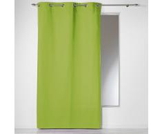 Douceur dIntérieur Panama Vorhang, mit Ösen, Baumwolle, 140 x 240 cm, Keramik, grün, 140x2x240 cm