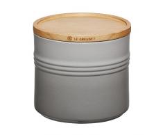 LE CREUSET 91044403541099 VORRATSDOSE MITTEL PERLGRAU, Silikon