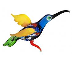 EE Glass Glasfigur Kolibri Glaskunst mundgeblasen Sammlerfigur