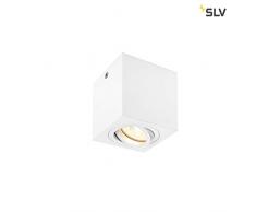 SLV LED Deckenlampe TRILEDO CL fÃ¼r eine effektvolle Innen-Beleuchtung | dreh- und schwenkbare LED Deckenleuchte, Decken-Strahler, Spot Innenleuchte, schlichtes edles Design | GU10, max. 50W, EEK E-A++