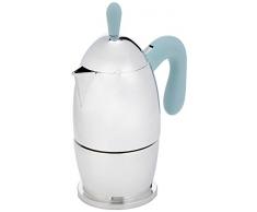 Guzzini Zaza Kaffeebereiter für 1 Tasse, Acryl, Blau, 6,5 x 11 x 15,5 cm