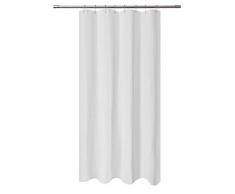Barossa Design Stoff Duschvorhang Waffel 48Wx72L(Stall) weiß