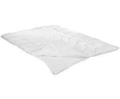 Irisette 4-Jahreszeitendecke Steppbett Lara, aus edlem Baumwolle-Feinperkal, 95 Grad waschbar, inkl. Aufbewahrungstasche, 155 x 220 cm, weiÃ