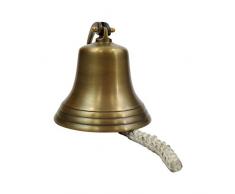 Nagina International Glocke aus Aluminium, antikes Design, nautisches Dekor