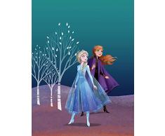 Komar Disney Wandbild Frozen Sisters | Kinderzimmer, Babyzimmer, Dekoration, Kunstdruck | ohne Rahmen | WB071-30x40 | Größe: 30 x 40 cm (Breite x Höhe)