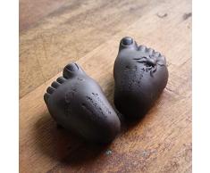 TEASOUL Keramische Buddhas Füße sind EIN Werkzeug benutzt, während die Tee-Zeremonien, als Ornament auf dem Tisch oder auf dem Tablett mit einem klaren Symbolik Zeigen, None