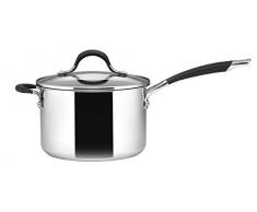 Circulon Momentum Kochtopf mit Griff, Edelstahl, Edelstahl, Silber, 3.8 L