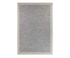 McThree Carpets Zéphyr Rechteckiger Teppich, Hardware PU, blau, 60x110x0.3 cm