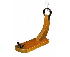 Küche Enamel Schinkenhalter Gondola, Holz, Kiefer, 16.3 x 40 x 37 cm