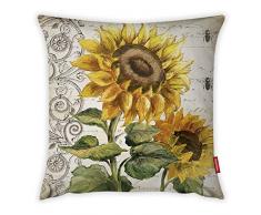 Bonamaison Dekorativ Kissenhülle, Kissenbezug, Zierkissenbezug, Wohnkultur, Für Sofa, Kaffeestube, Größe: 45X45 cm - Entworfen und hergestellt in der Türkei