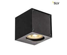 SLV LED Wandleuchte ALTRA DICE für eine effektvolle Innen-Beleuchtung | kubistische, moderne LED Wand-Lampe, Wand-Strahler, Spot Innenleuchte, schlichtes edles Design | GU10, EEK E-A++, max. 35W