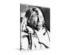 Premium Textil-Leinwand 60 x 90 cm Hoch-Format Wer sagt, dass Tiere nicht sprechen. | Wandbild, HD-Bild auf Keilrahmen, Fertigbild auf hochwertigem Vlies, Leinwanddruck von Friederike KÃ¼ster