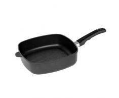 WESCO 345426-62 Eckpfanne mit Grillboden hoch 26 x 26 cm, Höhe: 7 cm