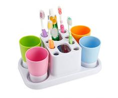 Eslite Badezimmer Zahnbürste Zahnpasta Halter Storage Set