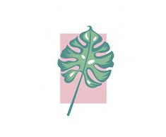 Disney Wandbild von Komar | Minnie Mouse Leaf | Kinderzimmer, Babyzimmer, Dekoration, Kunstdruck | Größe 30x40cm (Breite x Höhe) | ohne Rahmen | WB049-30x40