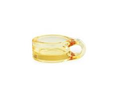 Normann Copenhagen Teelichthalter, Glas, Gelb, 9 x 7 x 3 cm,