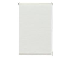 GARDINIA Rollo zum Klemmen oder Kleben, Tageslicht-Rollo, Blickdicht, Alle Montage-Teile inklusive, EASYFIX Rollo Natur, WeiÃ, 120 x 150 cm (BxH)