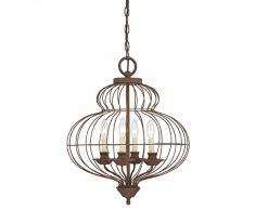 Quoizel QZ/LAILA4B Kronleuchter mit 4 Leuchten, 48,3 x 48,3 x 53,3Â cm, Bronze