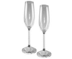 23,4 cm Kristall gefüllt Stem Champagnerglas