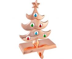 WeRChristmas Weihnachtsstrumpfhalter für Weihnachtsbaum, Mehrfarbig, 19 cm