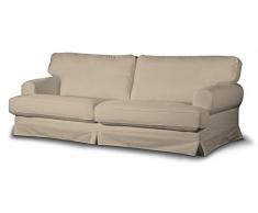 FRANC-TEXTIL 666-702-01 Ekeskog Sofabezug nicht ausklappbar, Cotton Panama, caffe latte