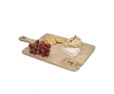 Kitchen Craft KCSERWABIBOARD Serenity Schneidebrett Servierbrett Wabi Sabi, Mangoholz