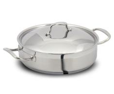 Point-Virgule PRO-001-28 Profi Kochtopf niedrig 28cm (H: 70mm)