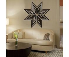 INDIGOS WG30237-86 Wandtattoo w237 Orient Palmen Natur Wandaufkleber 120 x 120 cm, blau