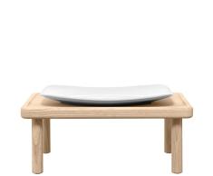 LSA International 25, 5 cm, Säbelschnäbler Servierplatte und Ständer, Esche