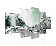 Bilder Abstrakt Wandbild Vlies - Leinwand Bild XXL Format Wandbilder Wohnung Deko Kunstdrucke - MADE IN GERMANY - Fertig zum Aufhängen 109153b