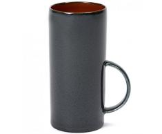 SERAX B5117301B Terres de Rêves Teeservice, Töpferei, Rost, dunkelblau