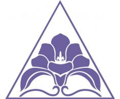 INDIGOS 4051095031628 Wandtattoo w292 Blume, Dreieck 120 x 104 cm, violett