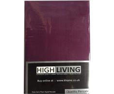 Highliving Bettdecke, Baumwolle, violett, Einzelbett
