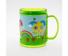 H&H 03873010008 Kinderbecher - Namensbecher, Kunststoff, Mehrfarbig