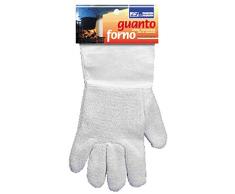 Parodi & Parodi Küche Ofenhandschuh, Baumwolle, Weiß, 18 x 35 x 5 cm