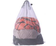 Kimmama Mesh Wäschesack - Heavy Duty Feinmaschige Wäschesack für Waschmaschine, oberer Reißverschluss Netz-Wäschesack für Reisen, Dessous, Pullover, Kleidung, Unterwäsche (feines Netz) Set of 4 ( 24 Inch × 24 Inch )Fine