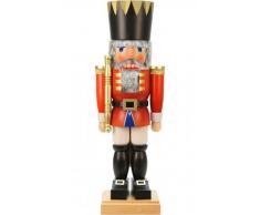 Alexander Taron 32-991 Christian Ulbricht Nussknacker, Größe XL, Rot, King-28 x 24,1 x 17,8 cm, Braun