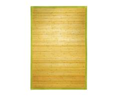 Monbeautapis 450750 Teppich, Bambus, 75 x 45 cm, Bambus, Anis, 75x45x5 cm