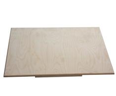 Home Tisch Pasta in Holz, Holz, Beige