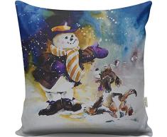 Gravel Dekokissen Cotton, Mehrfarbig, 43 x 43 cm