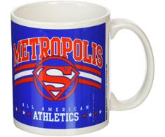 Pyramid International Superman (Metropolis Athletics) Keramikbecher, Keramik, Mehrfarbig, 8.5 x 12 x 10.5 cm