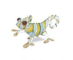 NaCraftTH Chameleon Glas Figuren Murano Glassblowing Artwork Figur Amphibian Fisch Tank Aquarium Dekorationen Garten Ornament