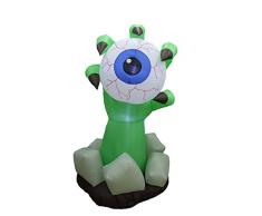 BZB Waren 6 Fuß beleuchtet Halloween aufblasbar Monster Claw mit Blau Auge Dekoration