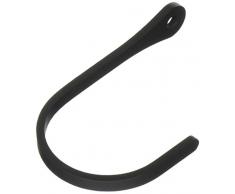 Village Schmiedeeisen 5,1 cm Wandhaken, schwarz, schmal