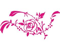 INDIGOS 4051095583325 Wandtattoo, Vinyl, rosa, 60 x 10 x 10 cm