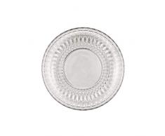 Villeroy & Boch 11-7299-0820 Boston Salat/Dessertteller, vielseitiger, dekorativer Speiseteller für jeden Tag, Kristallglas, klar