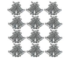 Allgala Weihnachtsbaumschmuck, 12 Stück Glocke