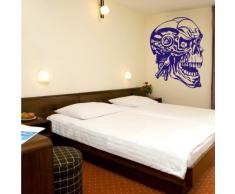 INDIGOS 4052166170536 Wandtattoo w924 Böse Roboter Wandaufkleber 120 x 90 cm, blau